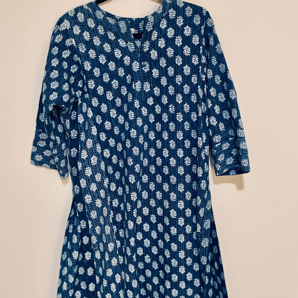 Patterned Long Tunic.
